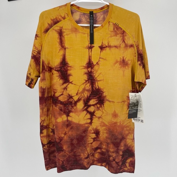 LULULEMON NWT METAL VENT SHORT SLEEVE SLEEVE SHIRT 2.0 DISCONNECT MARBLE WINE - Picture 3 of 10